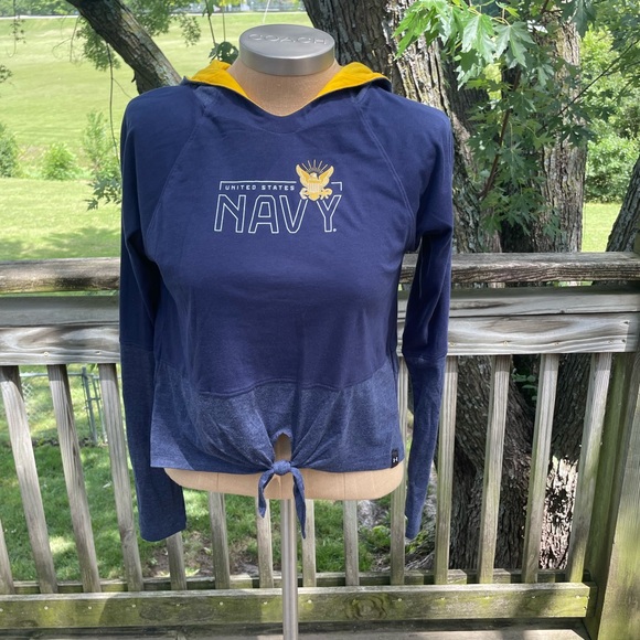 Under Armour Tops - NWT Women’s Under Armour US Navy Logo Hoodie